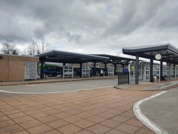 Whatcom Transportation Authority (WTA) Cordata Station (March 3, 2022). Photo: Whatcom News