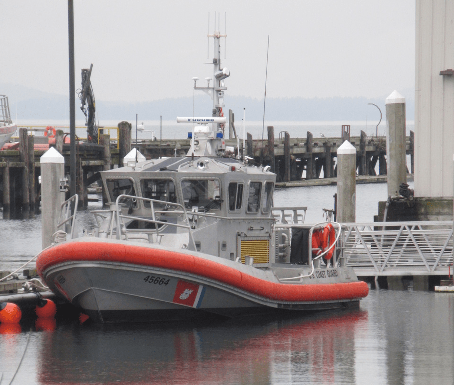 US Coast Guard boat (undated). Photo courtesy of USCG Station Bellingham via Bellingham Yacht Club