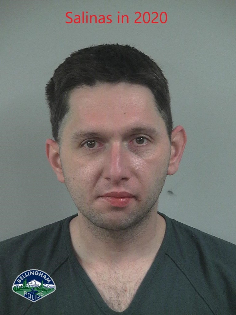Marco M Salinas (2020 booking photo). Source: Bellingham Police Department