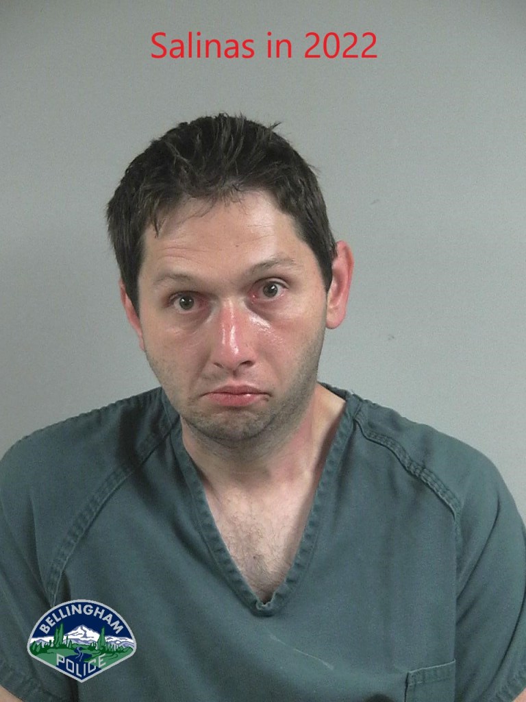 Marco M Salinas (2020 booking photo). Source: Bellingham Police Department