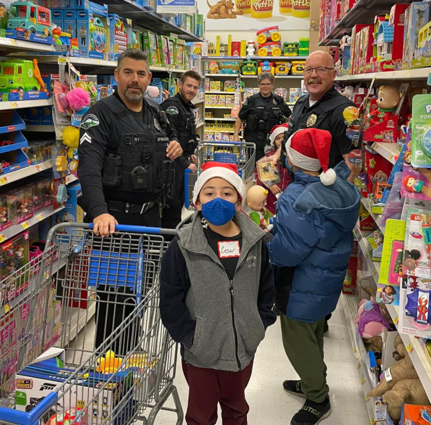 Holiday Shop with a Cop (December 10, 2022). Source: Bellingham Police Department