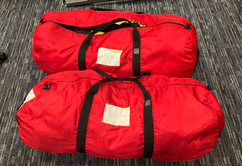 Type of bags reported stolen except the actual bags are black or navy-blue with the letters "RS" printed on them. Source: Ferndale Police Department