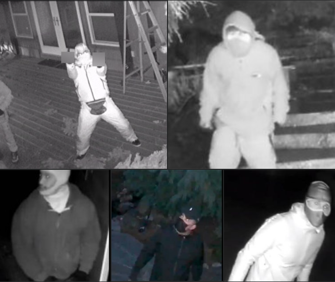 Photos of burglary suspects. Source: Bellevue Police Department