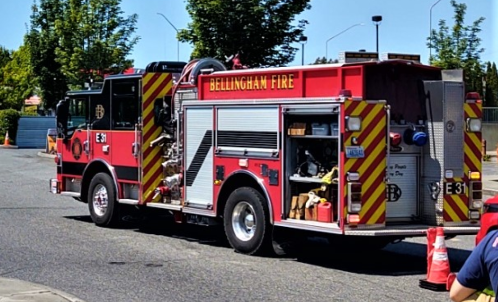 Bellingham Fire Department engine. Whatcom News file photo