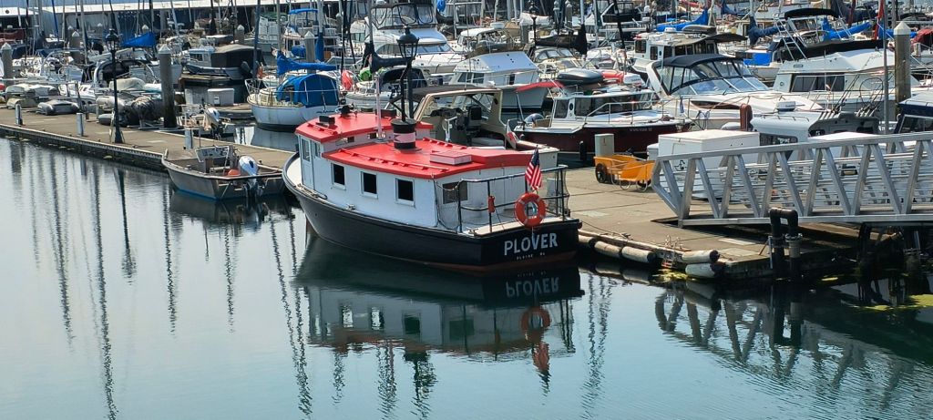 The Plover foot ferry docked at the Blaine Marine (August 9, 2024). Photo: Whatcom News
