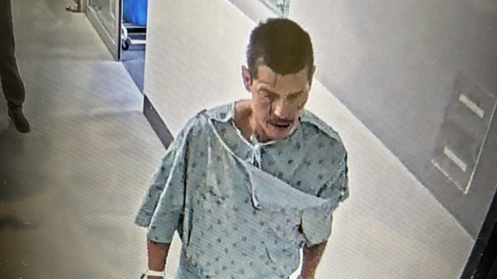 Jason John appears in hospital surveillance video. Source: Bellingham Police Department
