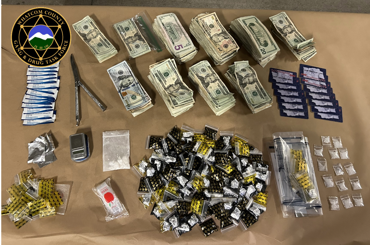 Photo that accompanied a press release from the WCSO about numerous drug arrests (January 8, 2025).