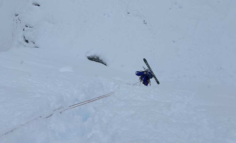 Scene from a 14-hour rescue effort (January 1, 2025). Photo: Bellingham Mountain Rescue (WCSAR)