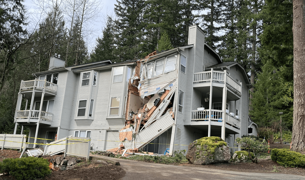 Property damage following high windstorm (November 2024). Source: Whatcom County