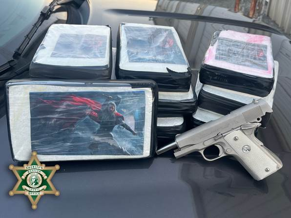 Drugs and firearm seized during WCSO search warrant (September 16, 2025). Photo: WCSO