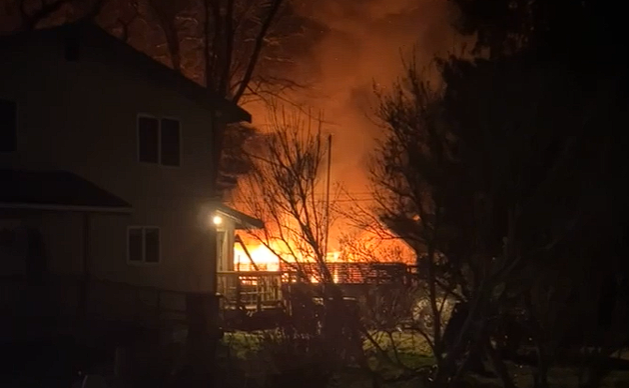 Scene of fire in Nooksack (January 6, 2026). Courtesy of Joe Muller