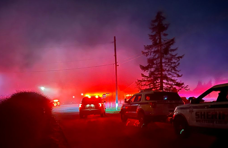 Scene of fire in Nooksack (January 6, 2026). Courtesy of Joe Muller