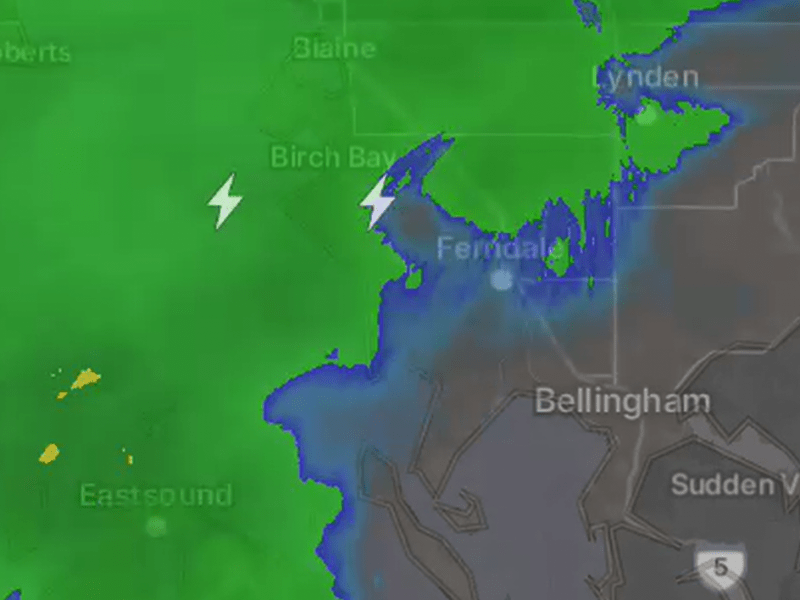 Unexpected thunder rattles NW Whatcom County residents