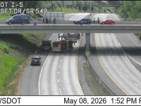 Updated: “Incident” closes both directions of I-5 in Bellingham