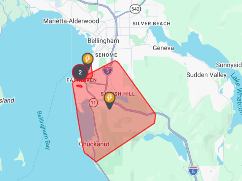 Power outage stretches across south Bellingham neighborhoods