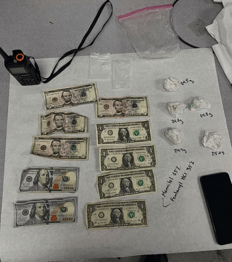 WSP traffic stop leads to DUI arrest and discovery of about 5 ounces of fentanyl powder