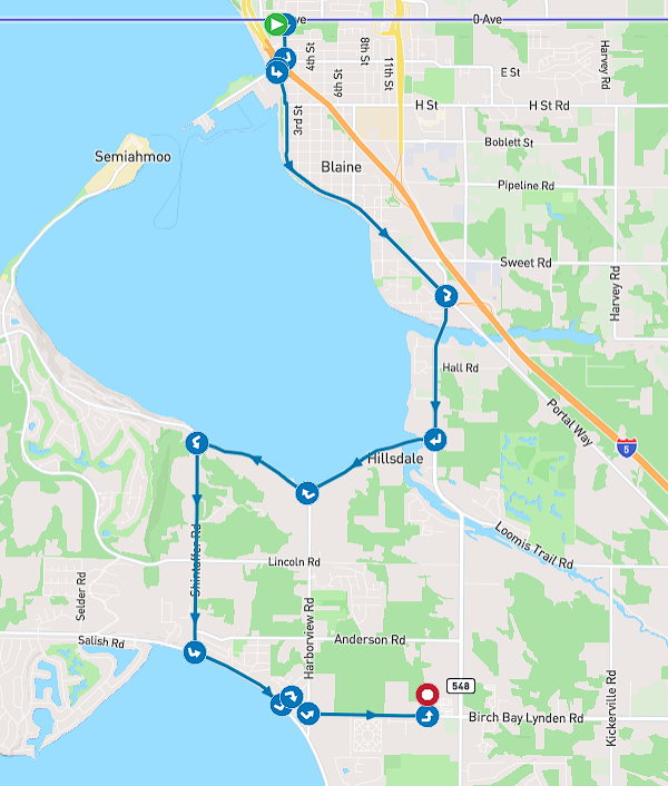 2026 Ragnar Race segment map