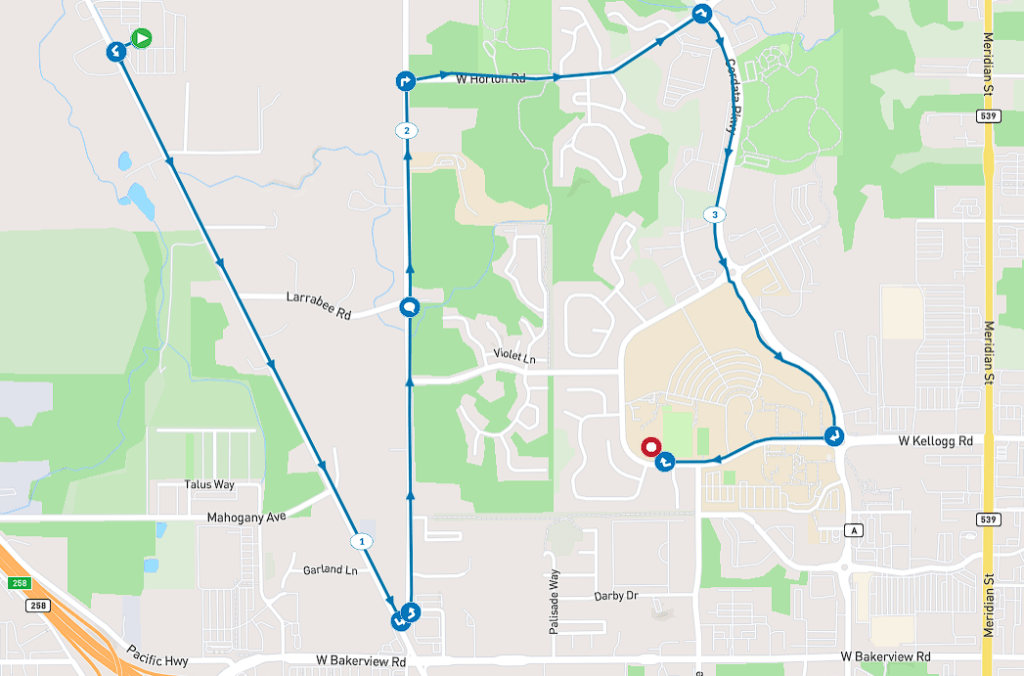 2026 Ragnar Race segment map