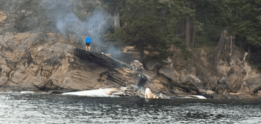 Coast Guard, partner agencies respond to seaplane emergency landing on Sucia Island (July 23, 2026). Source: USCG