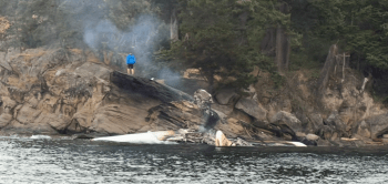 Coast Guard, partner agencies respond to seaplane emergency landing on Sucia Island (July 23, 2026). Source: USCG