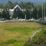 Scene of vehicle vs pedestrian collision in Bellingham (July 9, 2026). Source: WSDOT traffic camera