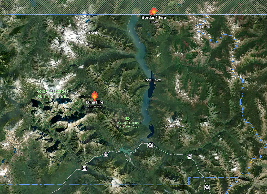2 new fires discovered in North Cascades National Park Service Complex
