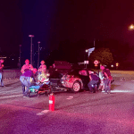 Scene of crash at Blaine US-Canada border crossing (July 21, 2026). Source: Blaine PD