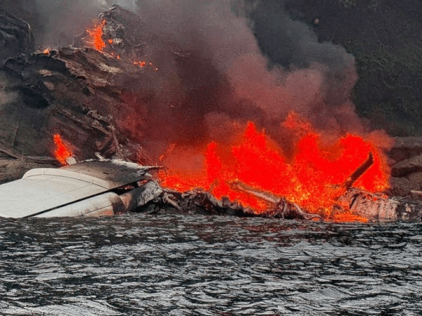 Seaplane catches fire after emergency landing in San Juan Islands