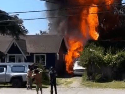 Bellingham residence damaged in Monday fire