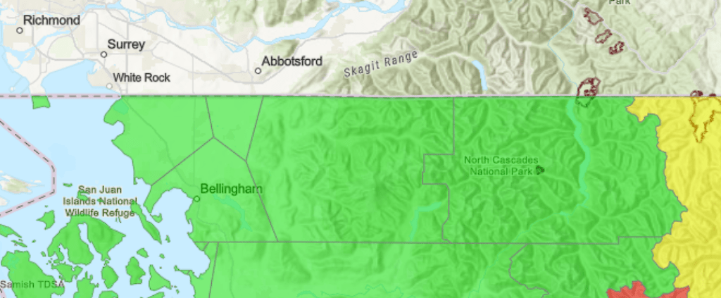 AirNow smoke forecast conditions for Friday August 7, 2026, as of August 3, 2026.