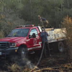 Scene of a brushfire in Blaine (September 20, 2026). Source: NWFRS